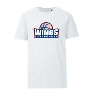 T-Shirt: WINGS Leverkusen Logo (weiss)
